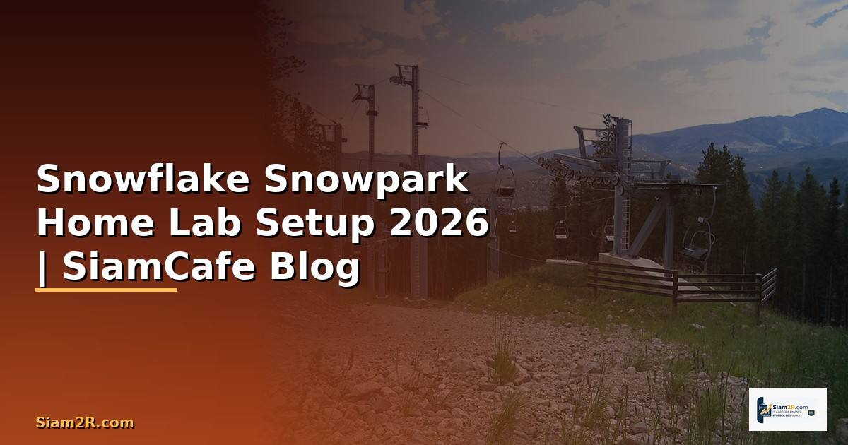 Snowflake Snowpark Home Lab Setup