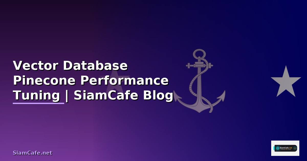 Vector Database Pinecone Performance Tuning