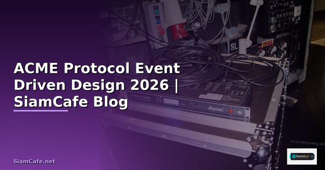 ACME Protocol Event Driven Design