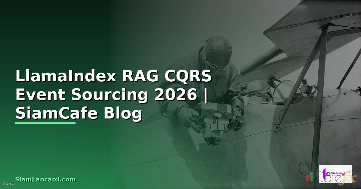 LlamaIndex RAG CQRS Event Sourcing