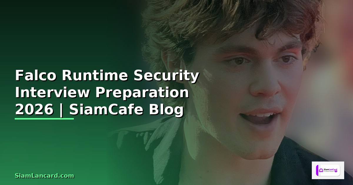 Falco Runtime Security Interview Preparation