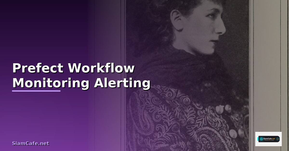 Prefect Workflow Monitoring และ Alerting —
