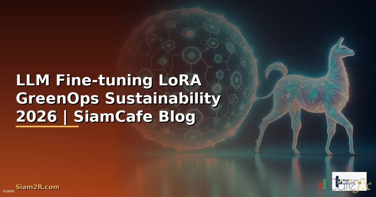 LLM Fine-tuning LoRA GreenOps Sustainability