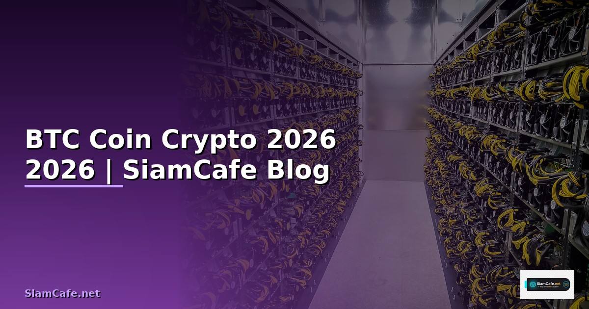 BTC Coin — คู่มือ Crypto ฉบับสมบูรณ์ 2026