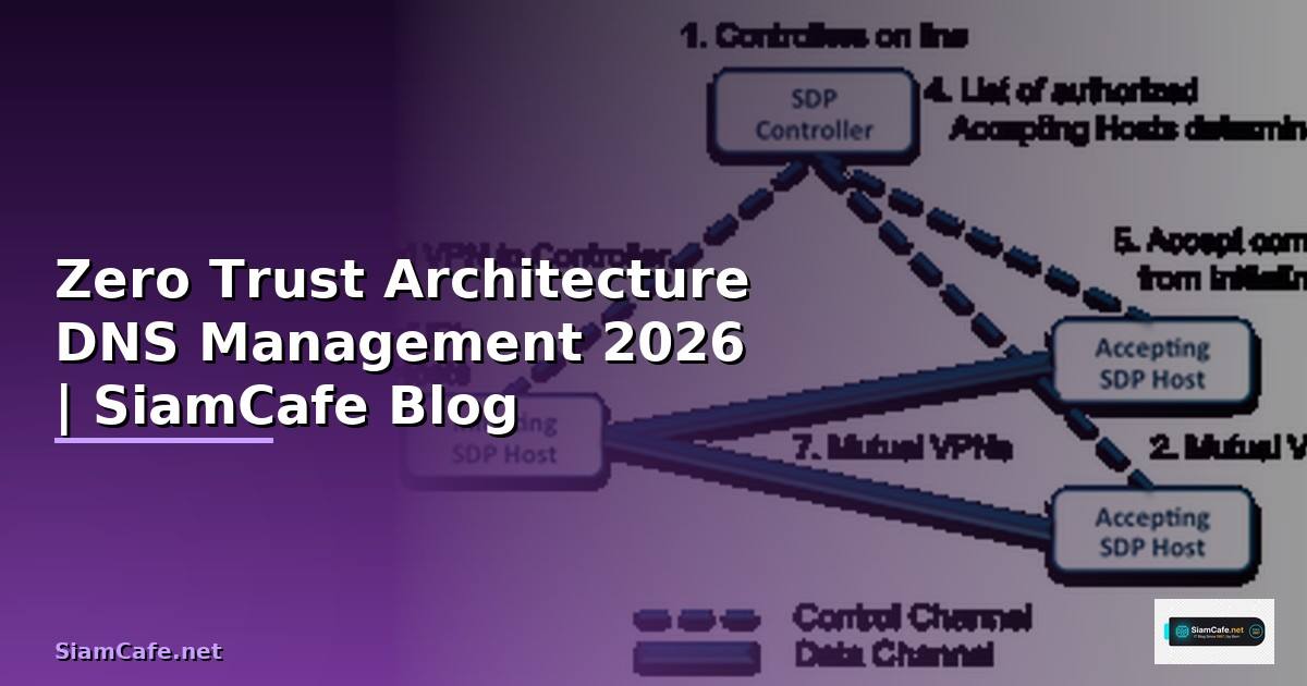Zero Trust Architecture DNS Management