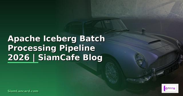 Apache Iceberg Batch Processing Pipeline