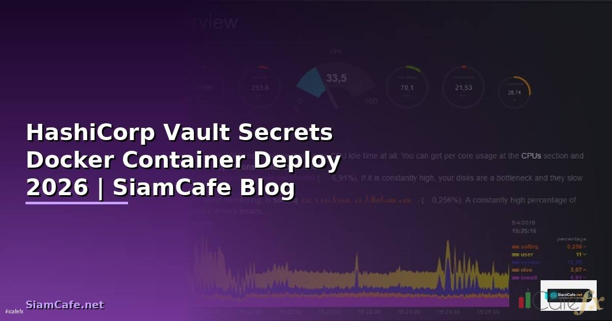 HashiCorp Vault Secrets Docker Container Deploy — คู่มือฉบับสมบูรณ์ 2026