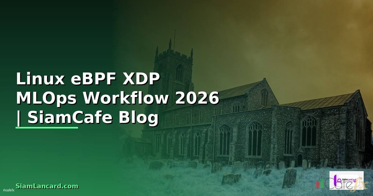 Linux eBPF XDP MLOps Workflow