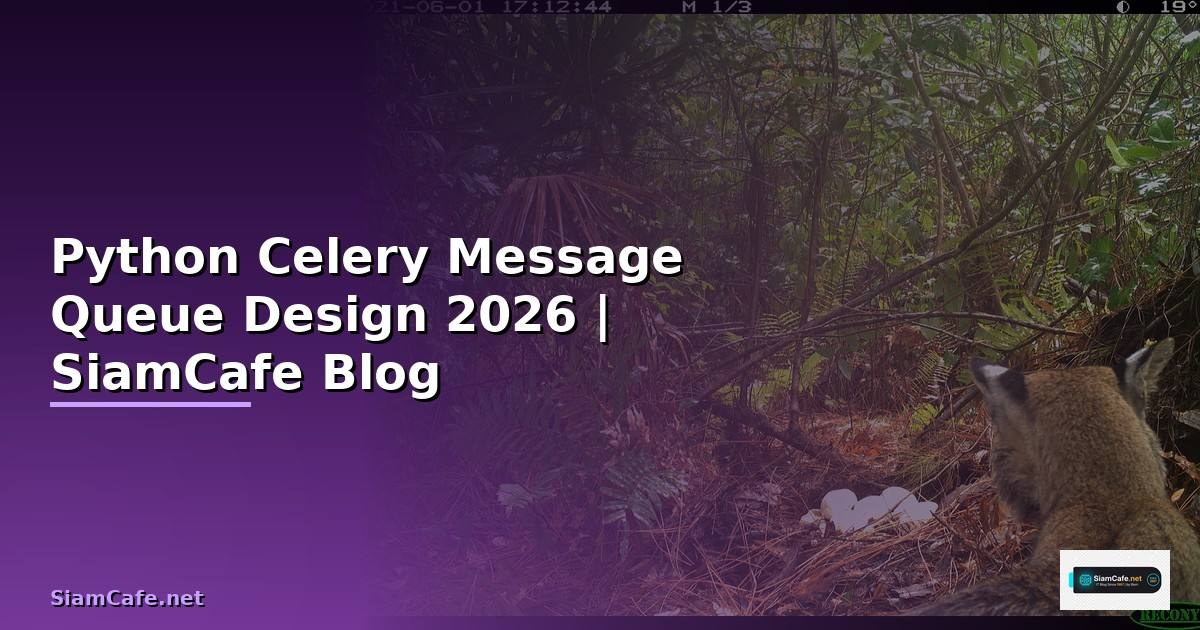 Python Celery Message Queue Design