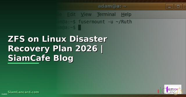 ZFS on Linux Disaster Recovery Plan