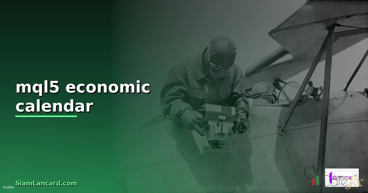 mql5 economic calendar