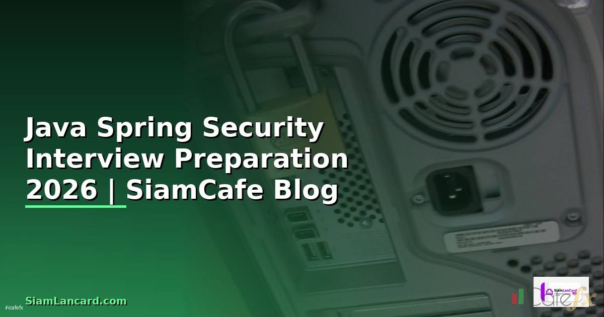 Java Spring Security Interview Preparation