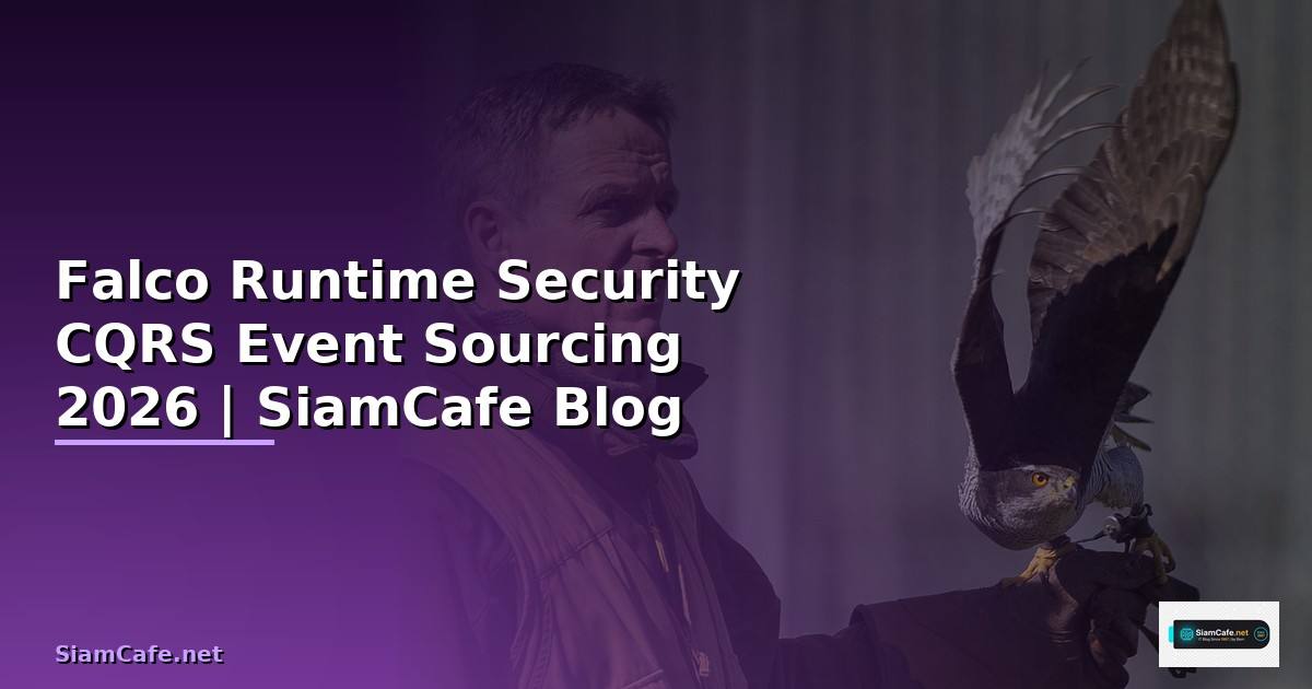Falco Runtime Security CQRS Event Sourcing
