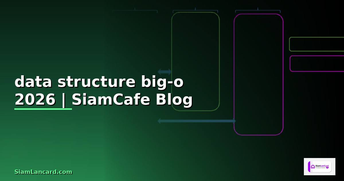 data structure big-o