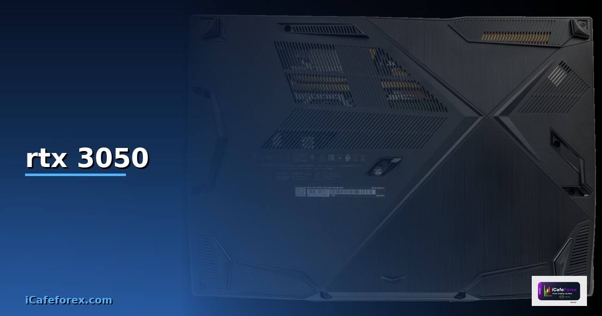 การ์ดจอ rtx 3050 — วิธีตั้งค่าและใช้งานจริงพร้อมตัวอย่าง