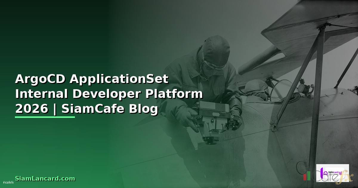 ArgoCD ApplicationSet Internal Developer Platform