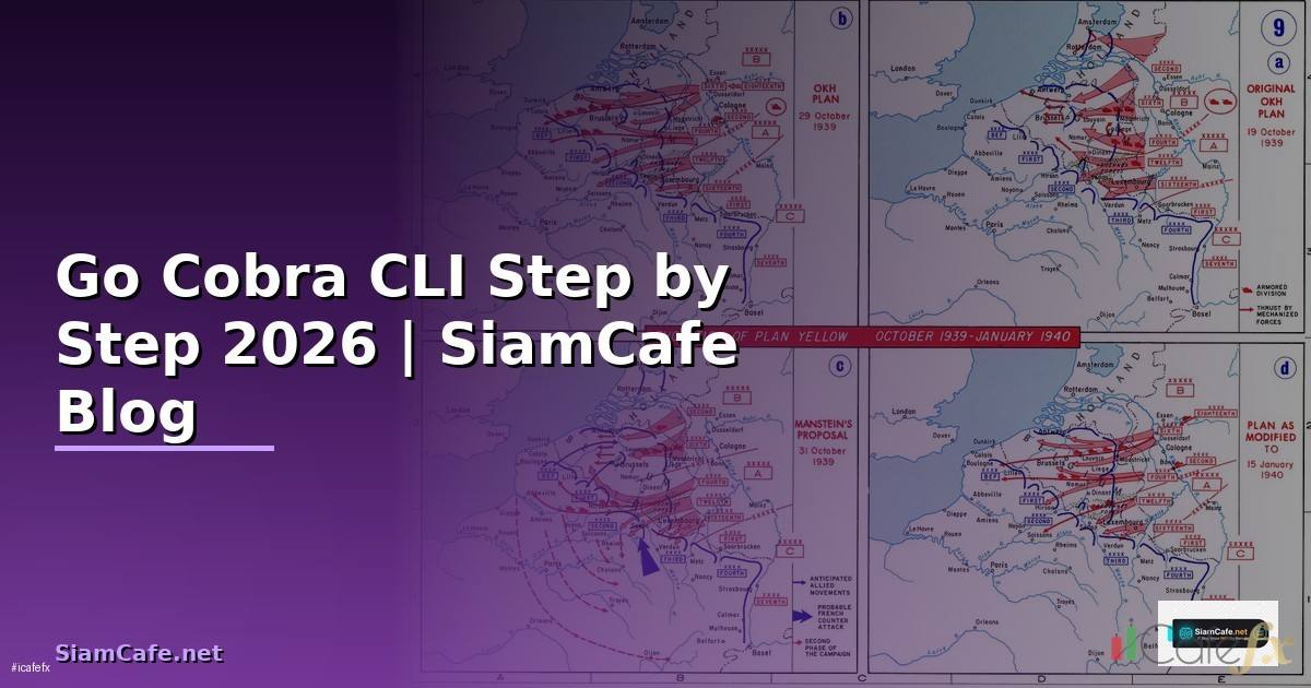 Go Cobra CLI สำหรับมือใหม่ Step by Step
