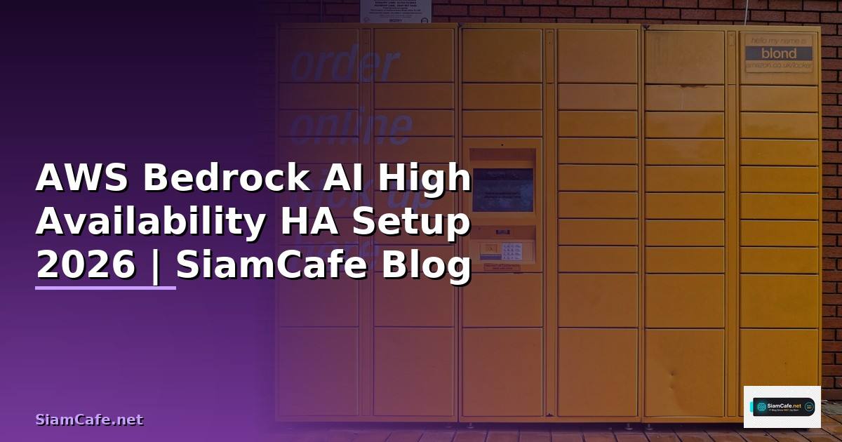 AWS Bedrock AI High Availability HA Setup