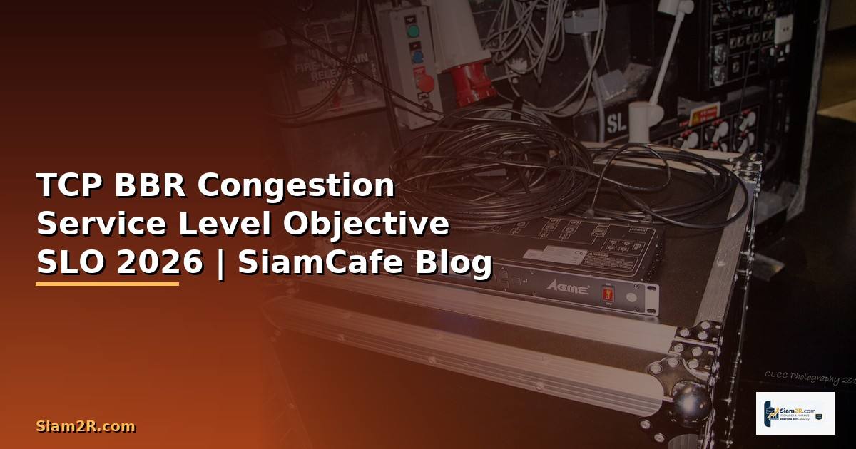 TCP BBR Congestion Service Level Objective SLO