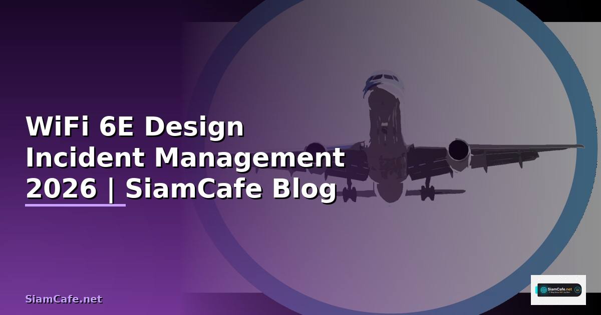 WiFi 6E Design Incident Management