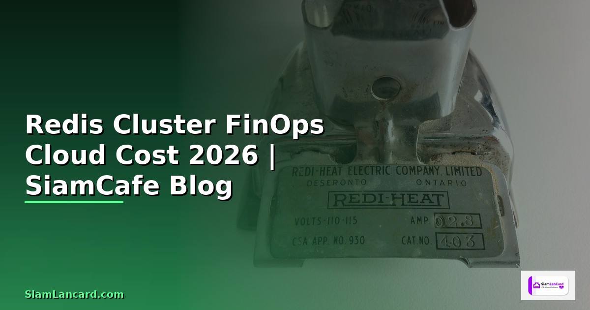 Redis Cluster FinOps Cloud Cost