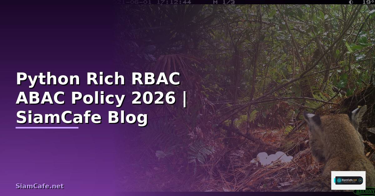 Python Rich RBAC ABAC Policy