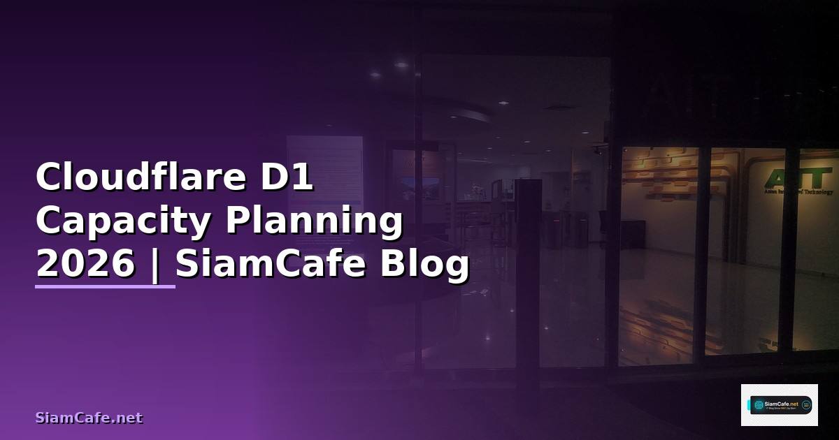 Cloudflare  Capacity Planning