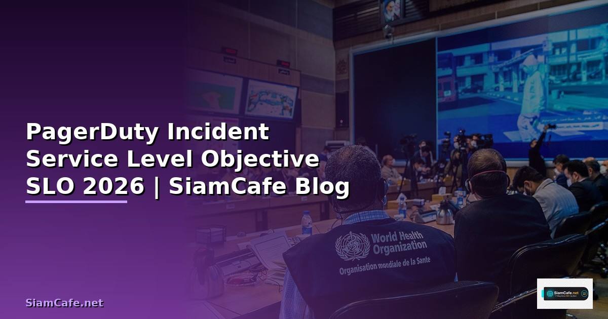 PagerDuty Incident Service Level Objective SLO
