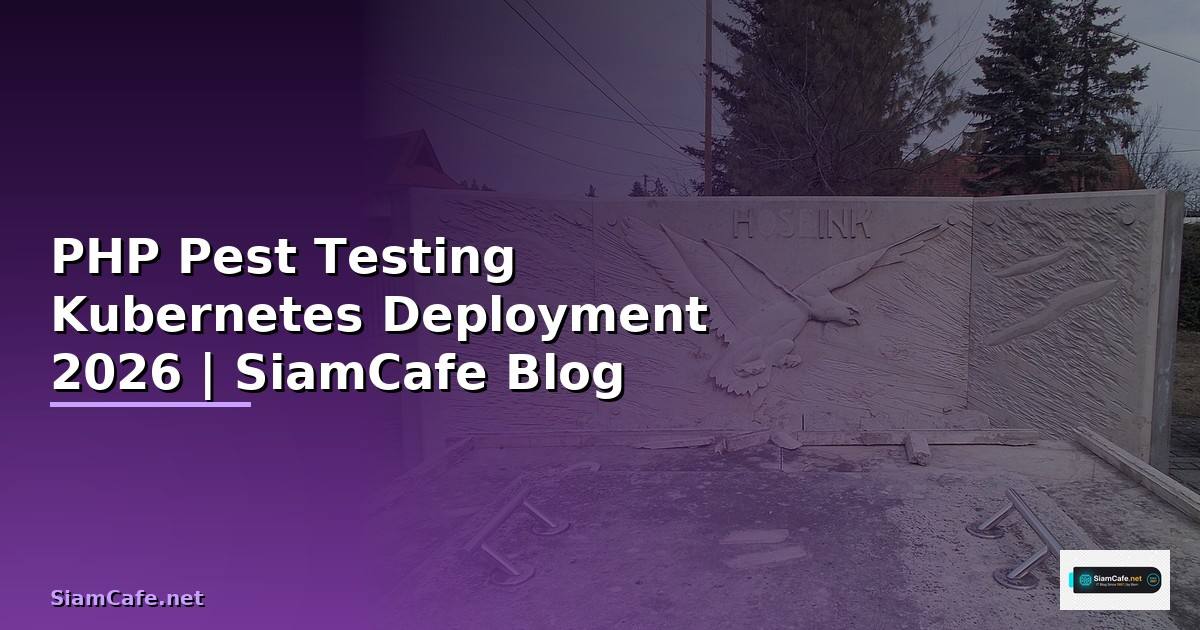 PHP Pest Testing Kubernetes Deployment