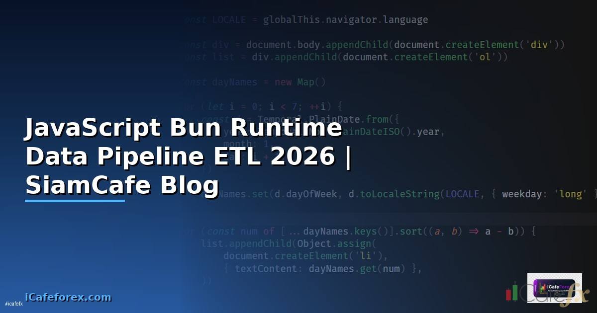 JavaScript Bun Runtime Data Pipeline ETL