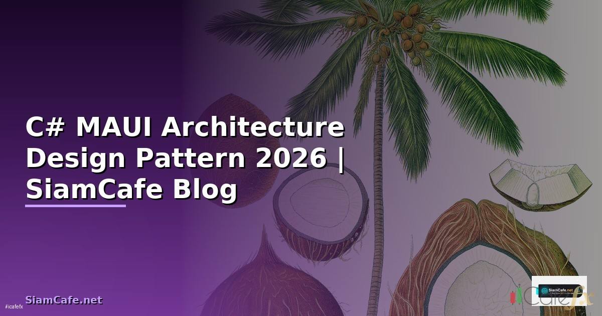 C# MAUI Architecture Design Pattern