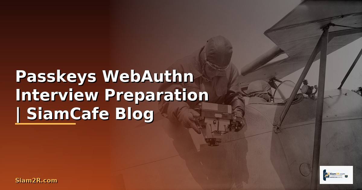 Passkeys WebAuthn Interview Preparation