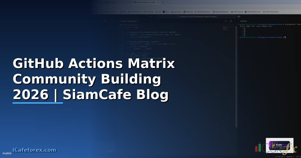 GitHub Actions Matrix Community Building