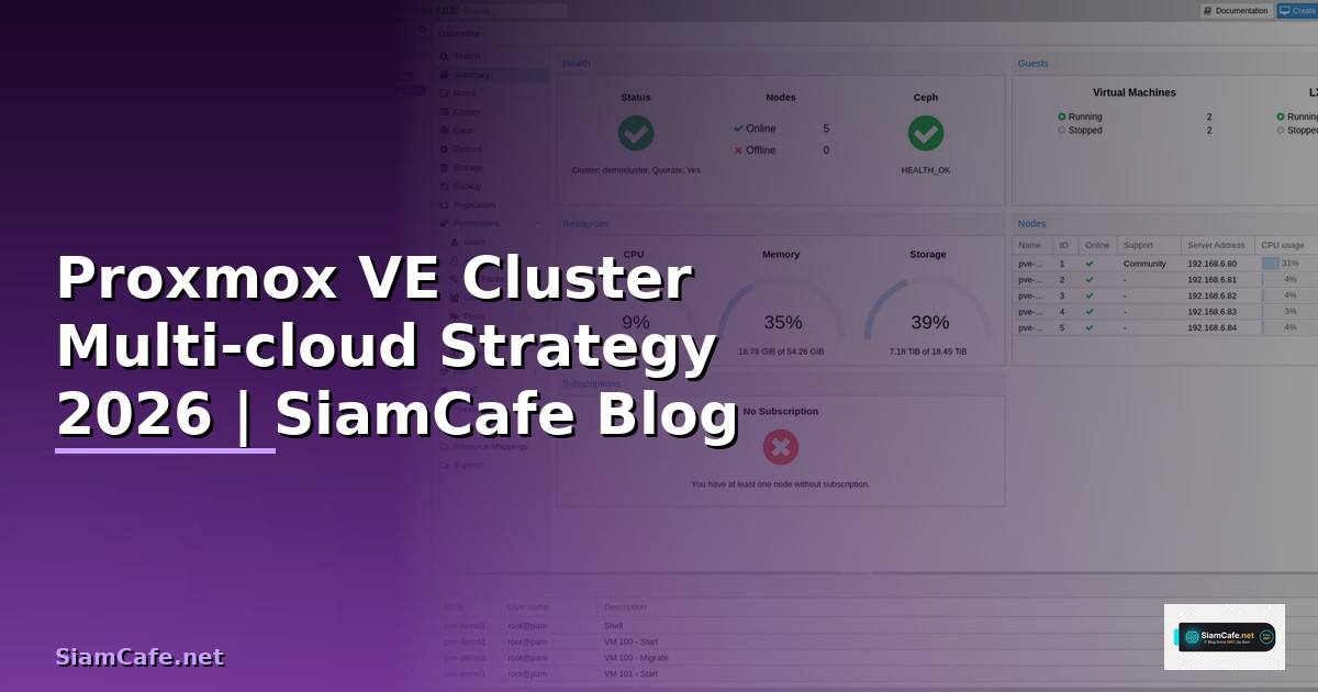 Proxmox VE Cluster Multi-cloud Strategy