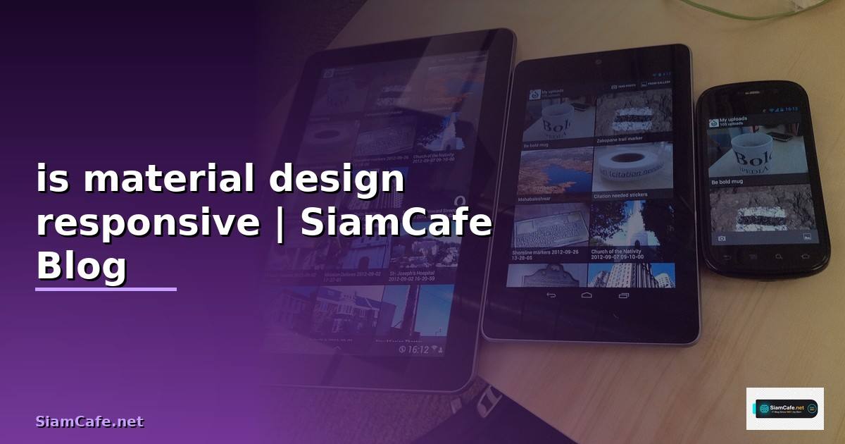 is material design responsive