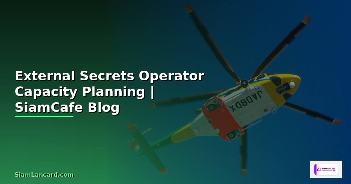 External Secrets Operator Capacity Planning