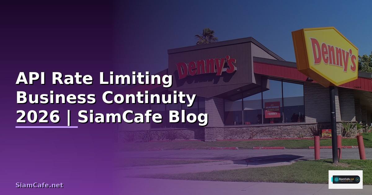 API Rate Limiting Business Continuity