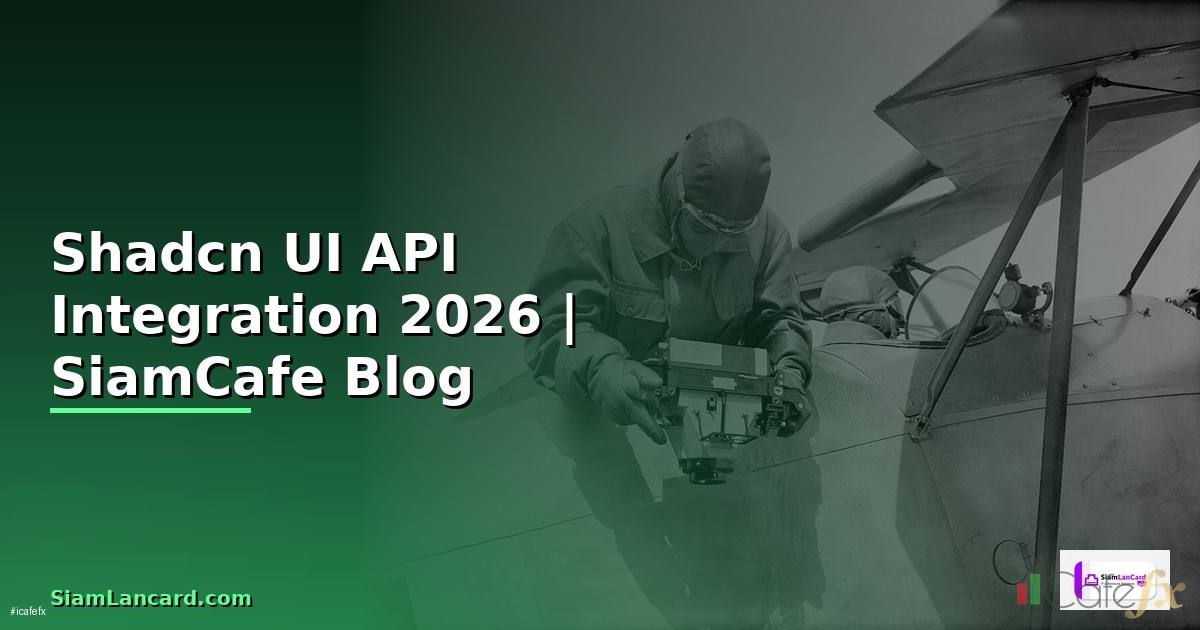 Shadcn UI API Integration เชื่อมต่อระบบ