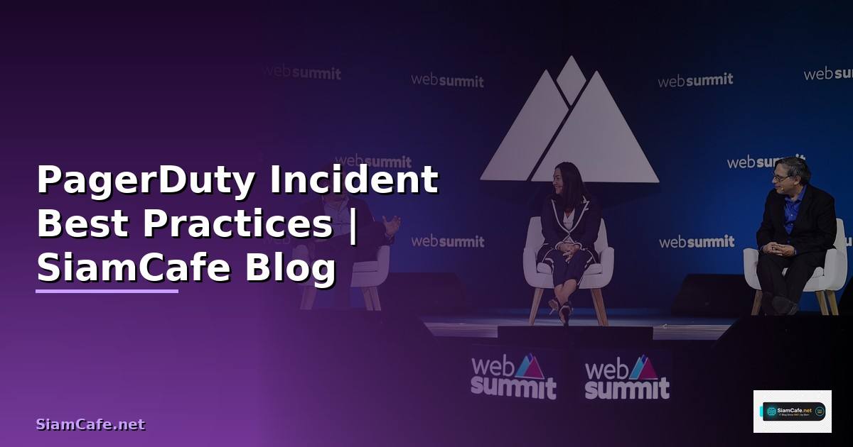 PagerDuty Incident Best Practices ที่ต้องรู้