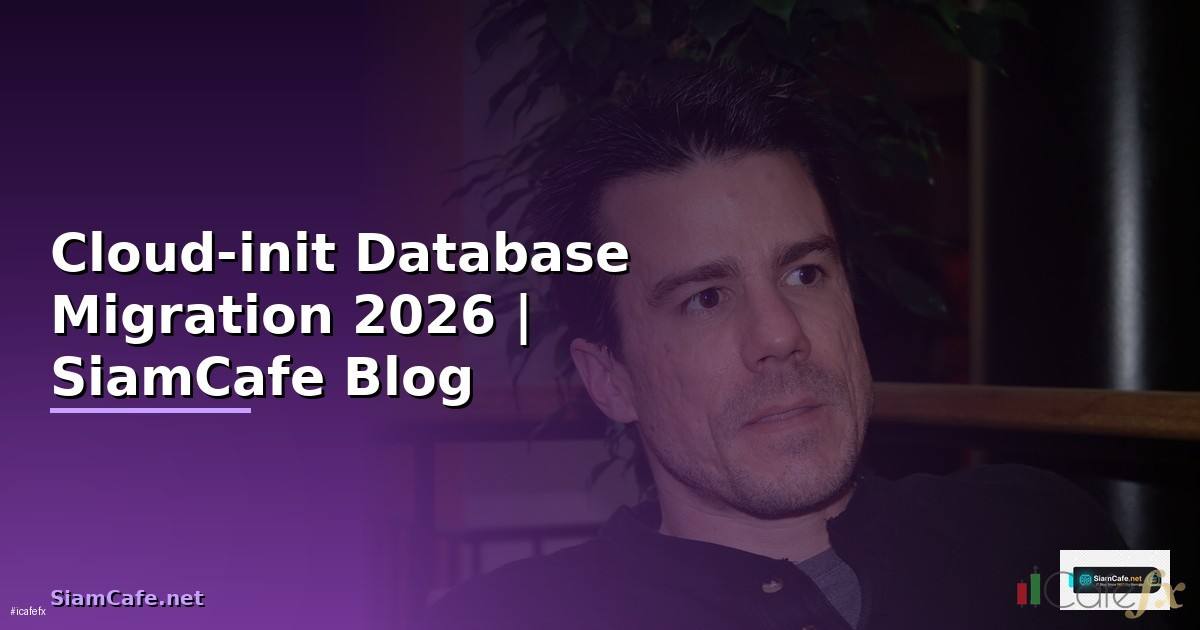 Cloud-init Database Migration