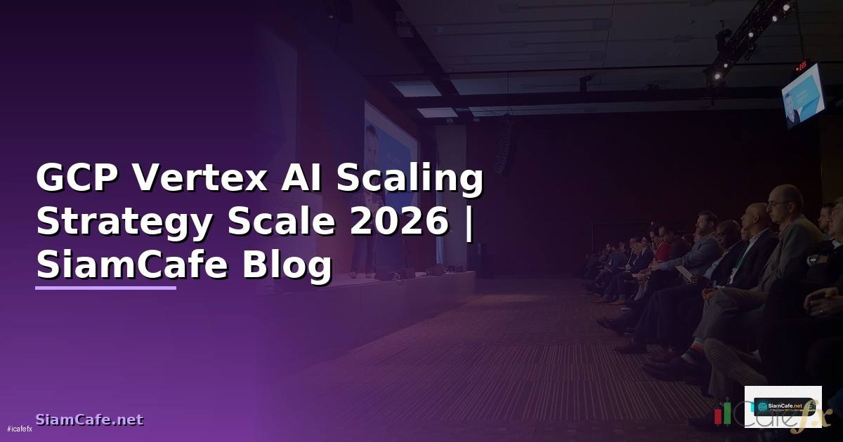 GCP Vertex AI Scaling Strategy วิธี Scale