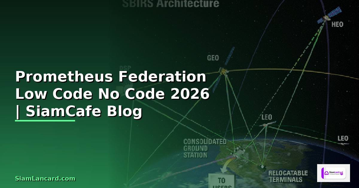 Prometheus Federation Low Code No Code