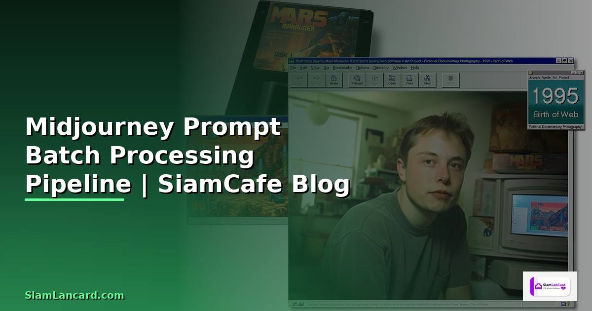 Midjourney Prompt Batch Processing Pipeline