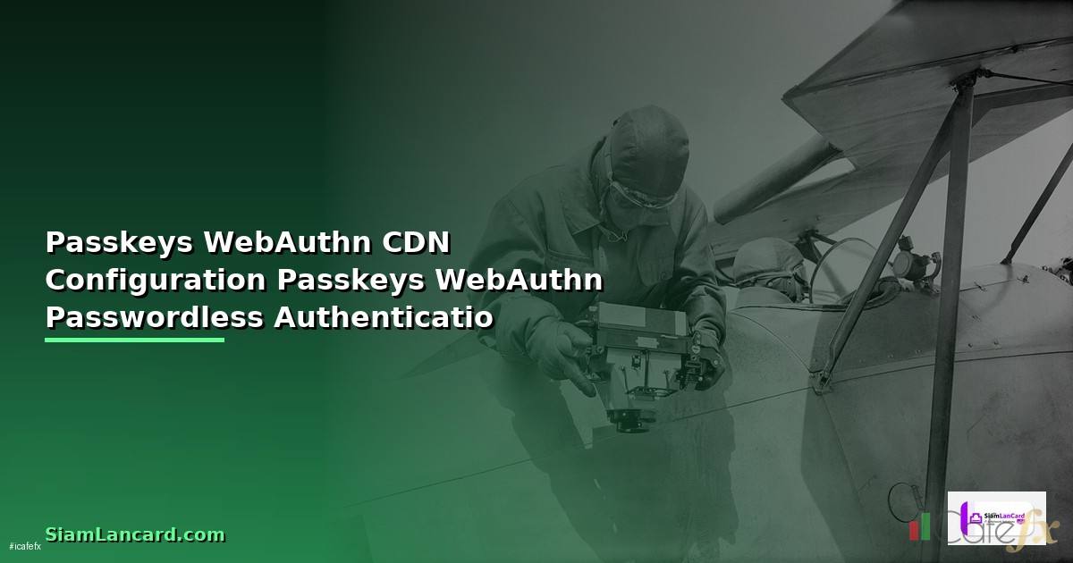 Passkeys WebAuthn กับ CDN Configuration —