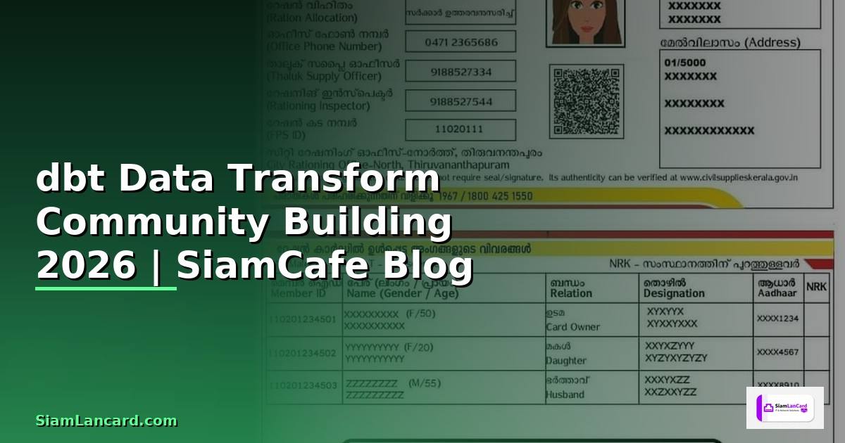 dbt Data Transform Community Building