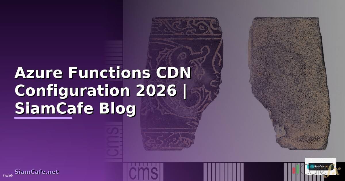 Azure Functions CDN Configuration
