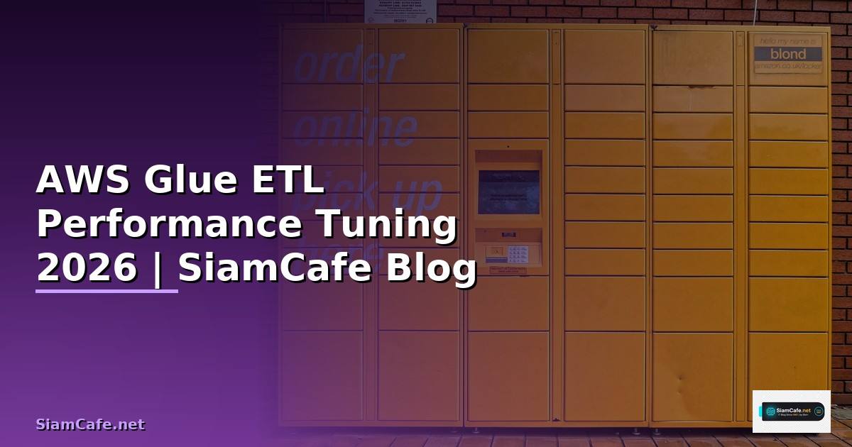 AWS Glue ETL Performance Tuning เพิ่มความเร็ว