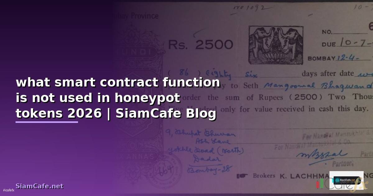 what smart contract function is not used in