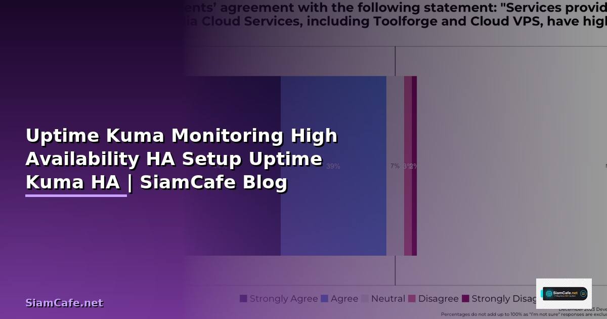 Uptime Kuma Monitoring กับ High Availability HA