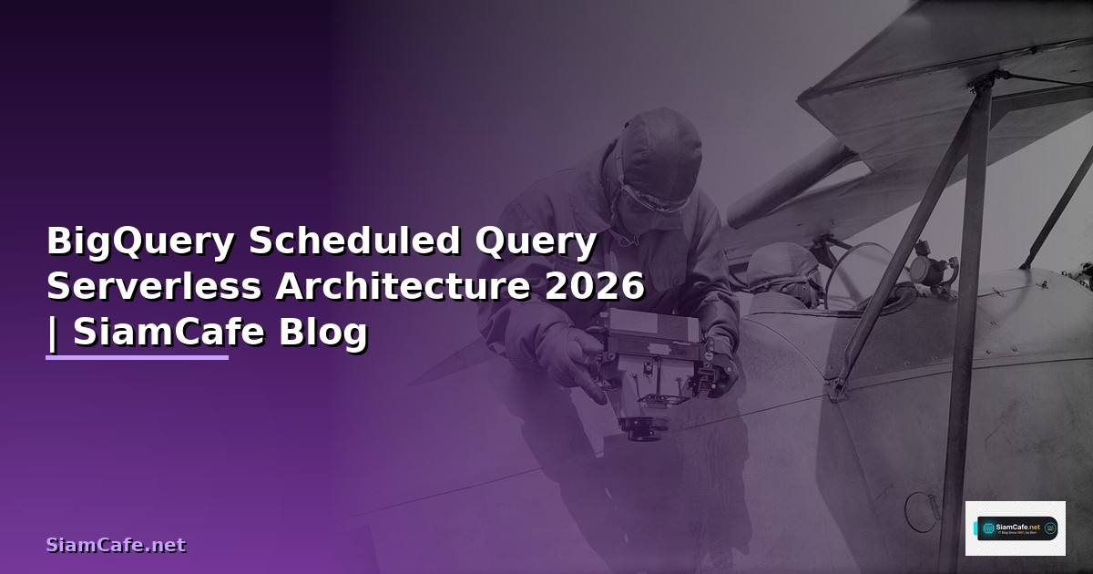 BigQuery Scheduled Query Serverless Architecture